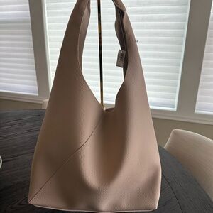 GAP Cream Hobo Bag with Sleek Design